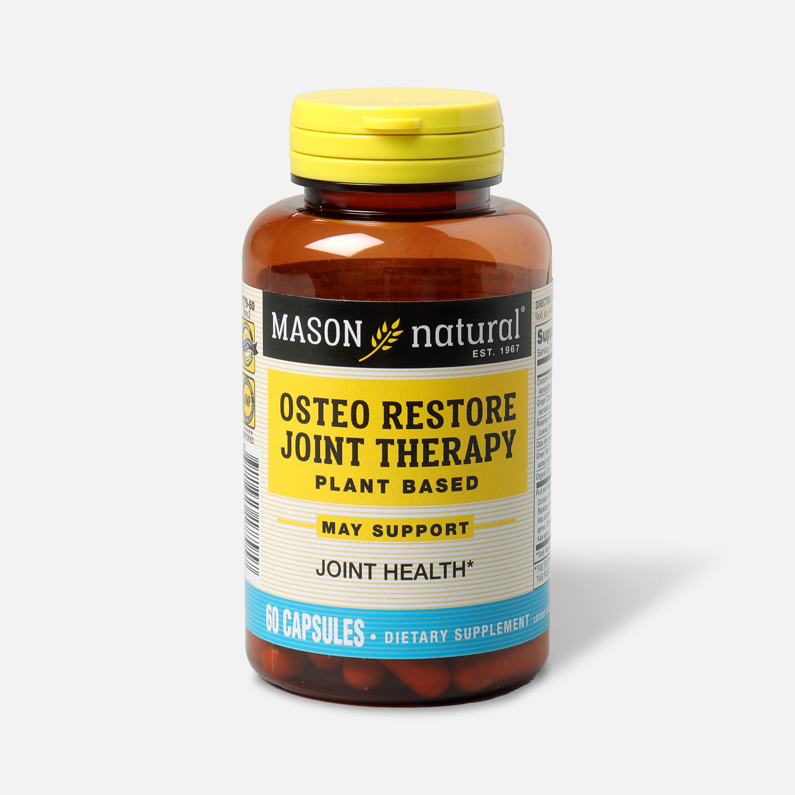 Mason Natural Osteo Restore Plant Based Joint Therapy Vitamins, 60 count