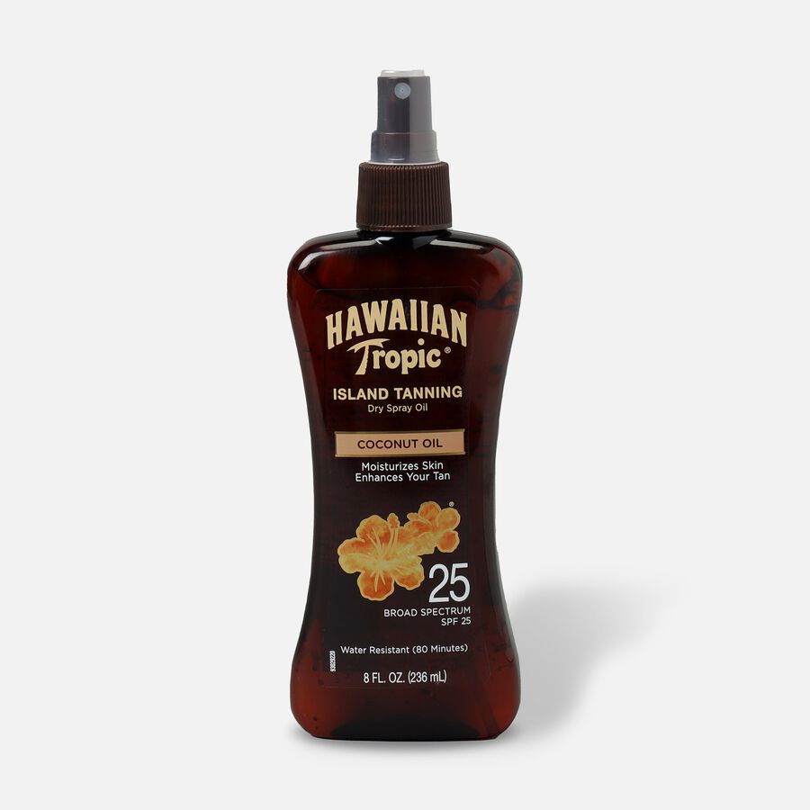 Hawaiian Tropic Dry Pump Spray Oil, 8 oz., , large image number 1