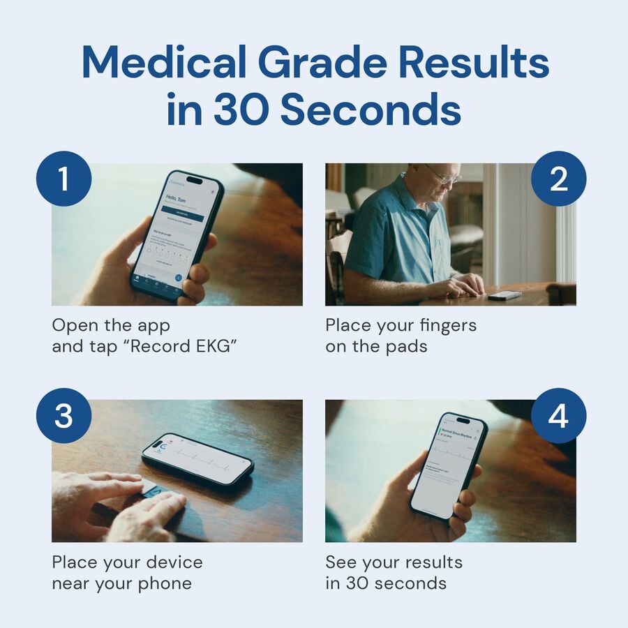 KardiaMobile Medical-Grade 1-Lead EKG Heart Monitor, , large image number 5
