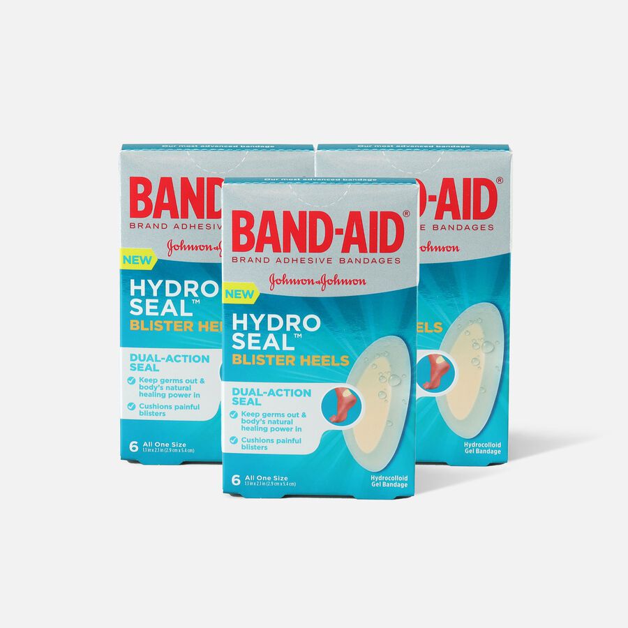 Band-Aid Hydro Seal Adhesive Bandages for Heel Blisters, 6 ct. (3-Pack), , large image number 0