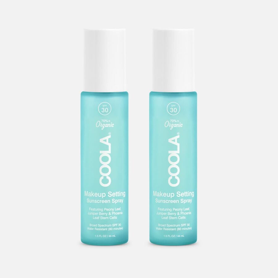 COOLA Classic Sunscreen + Setting Spray, SPF 30, Green Tea/Aloe (2-Pack), , large image number 0