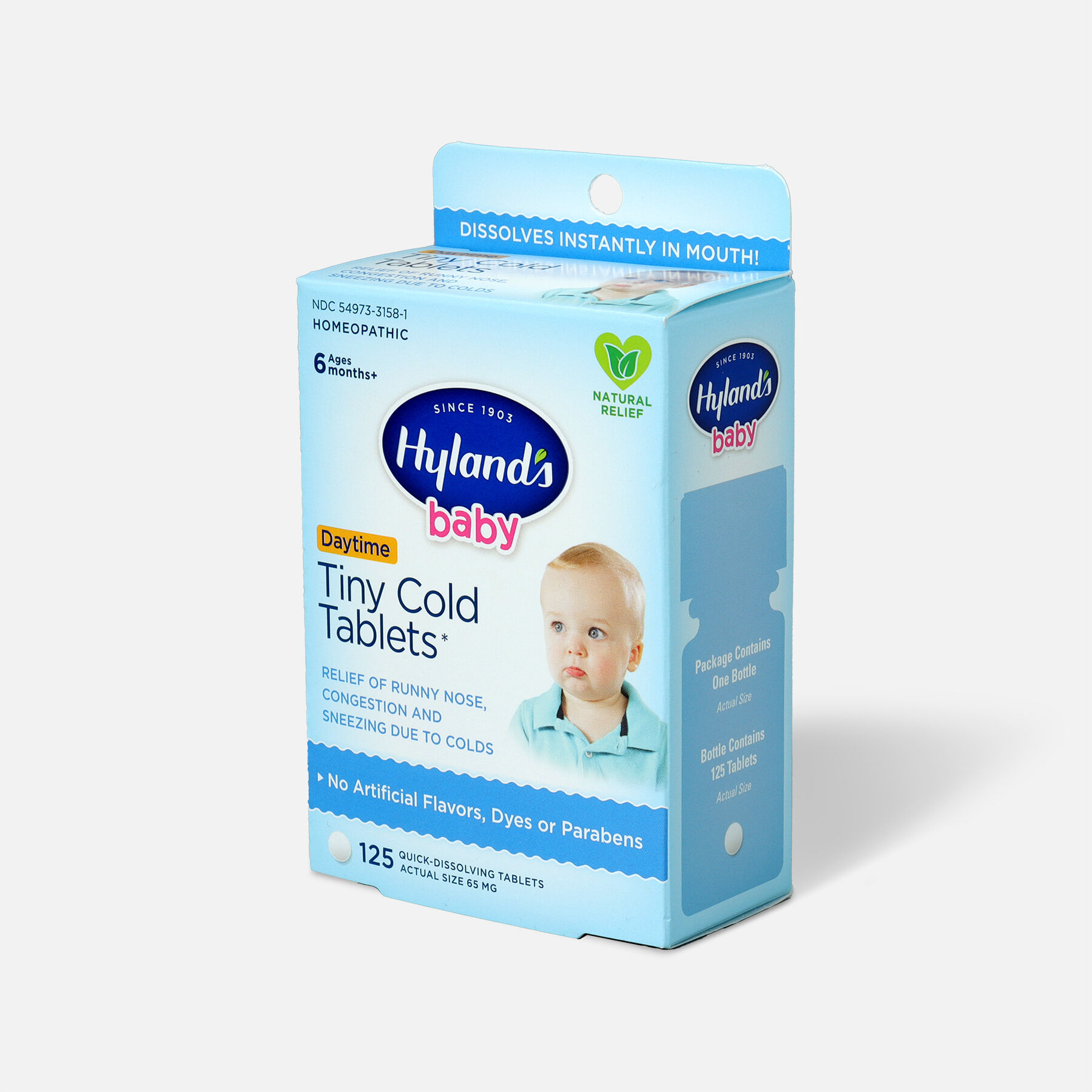 Hyland's Baby Tiny Cold Tablets, 125 ct