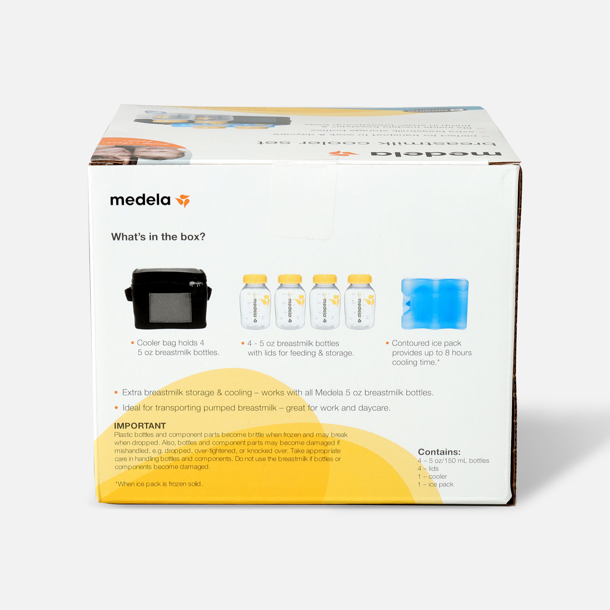 spectra bottles in medela cooler