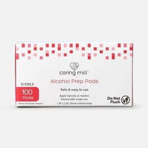 Caring Mill&trade; Alcohol Prep Pads, 100 ct.