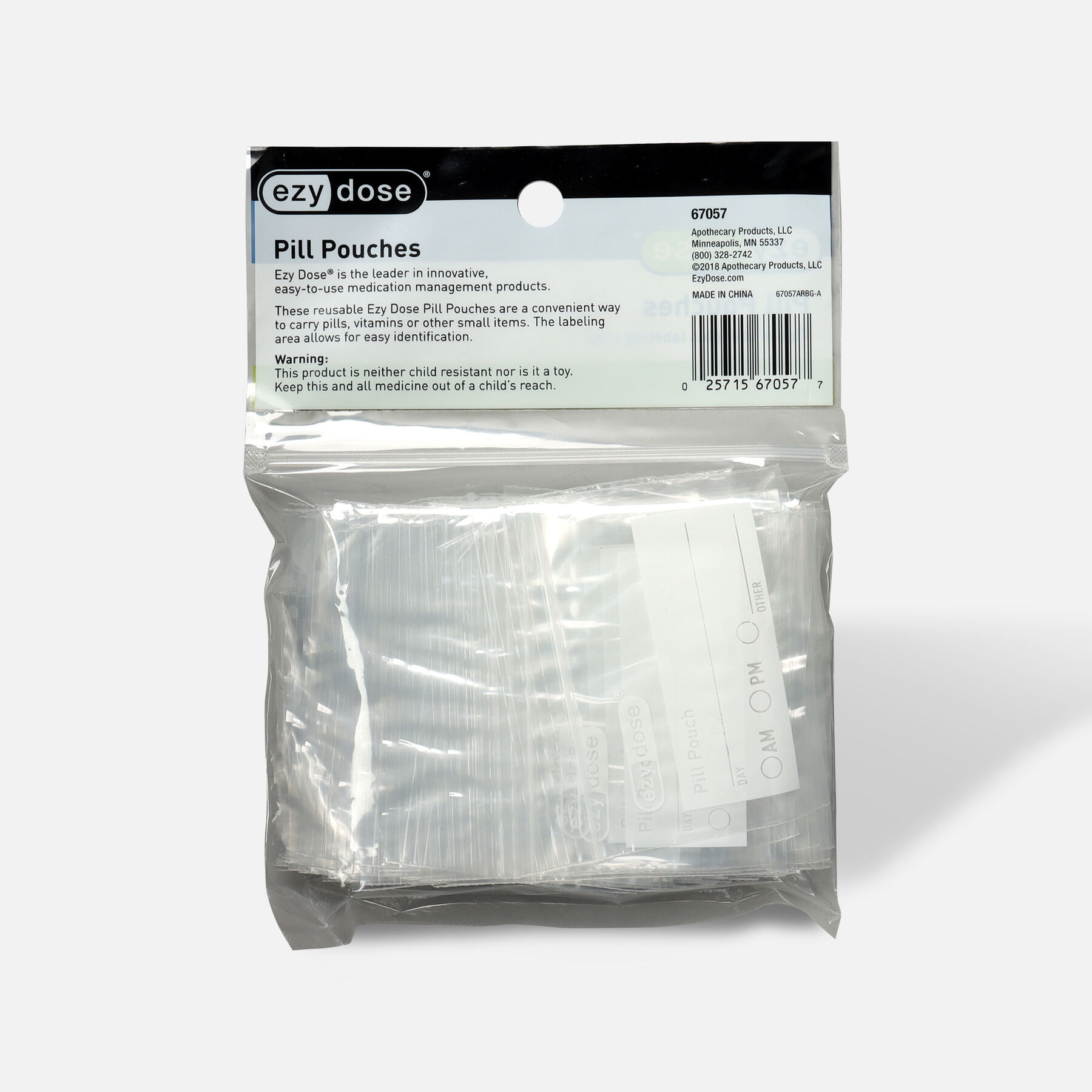 EZY Dose Disposable Pill Pouch, 100 ct.