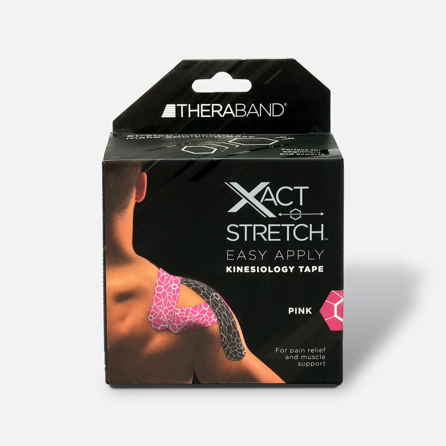 Theraband® Kinesiology Tape Precut Roll Pink/White, 20 ct., Pink/White, large image number 0