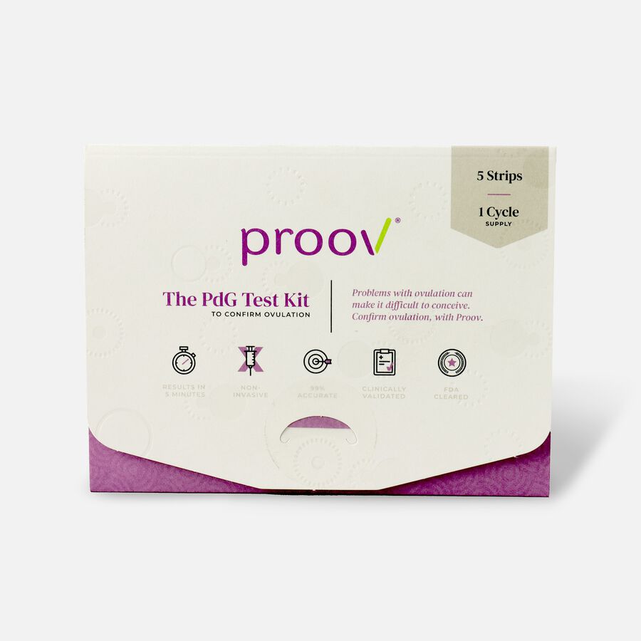 Proov 4 Cycle PdG Test Kit – 18 strips, , large image number 0