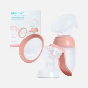 Frida Mom 2-in-1 Manual + Silicone Suction Breast Pump