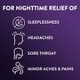 Vicks PainQuil PM Pain Relief + Sleep Aid Liquid, Midnight Cherry, 12 oz., , large image number 2