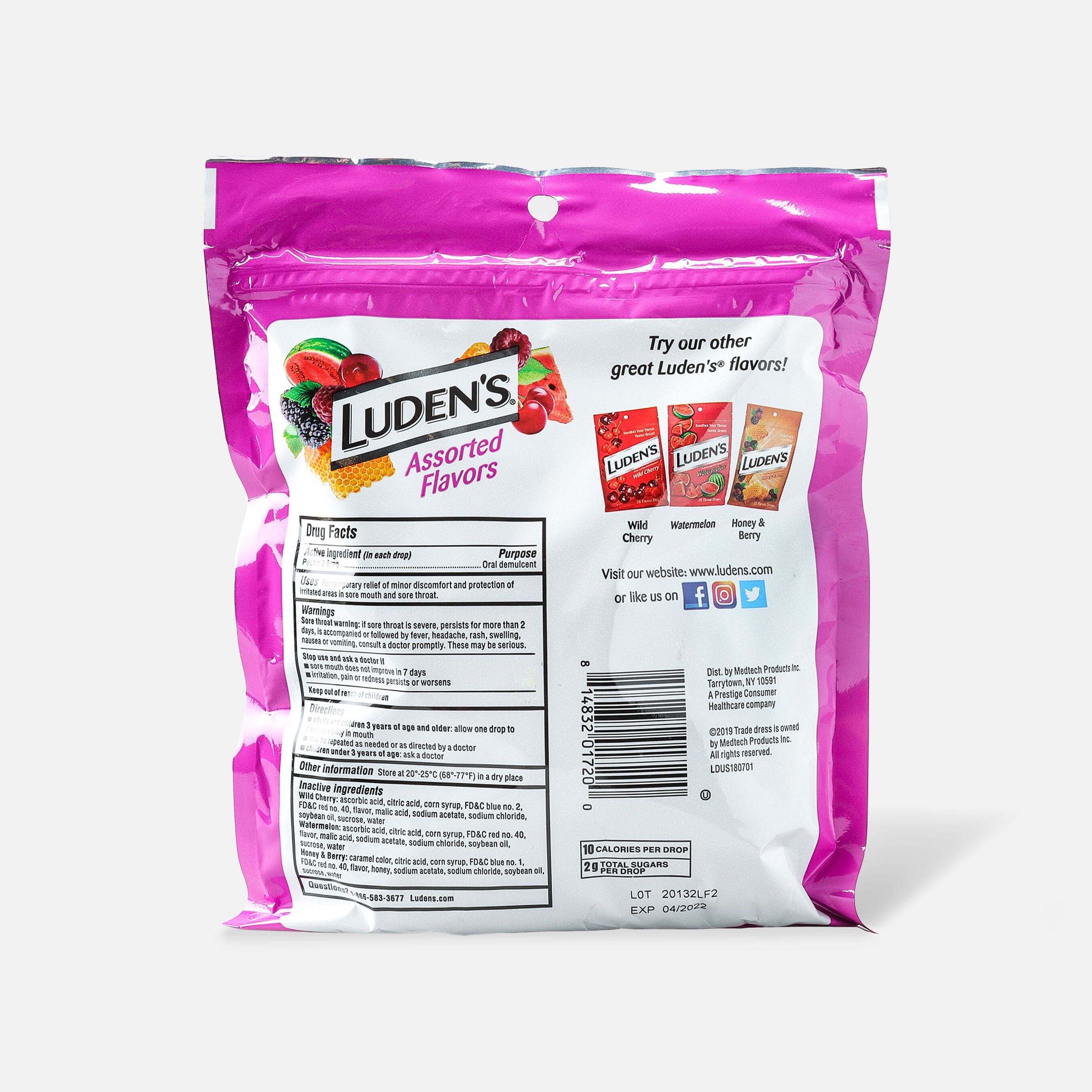 Luden's Assorted Flavors Throat Drops, 90 ct.