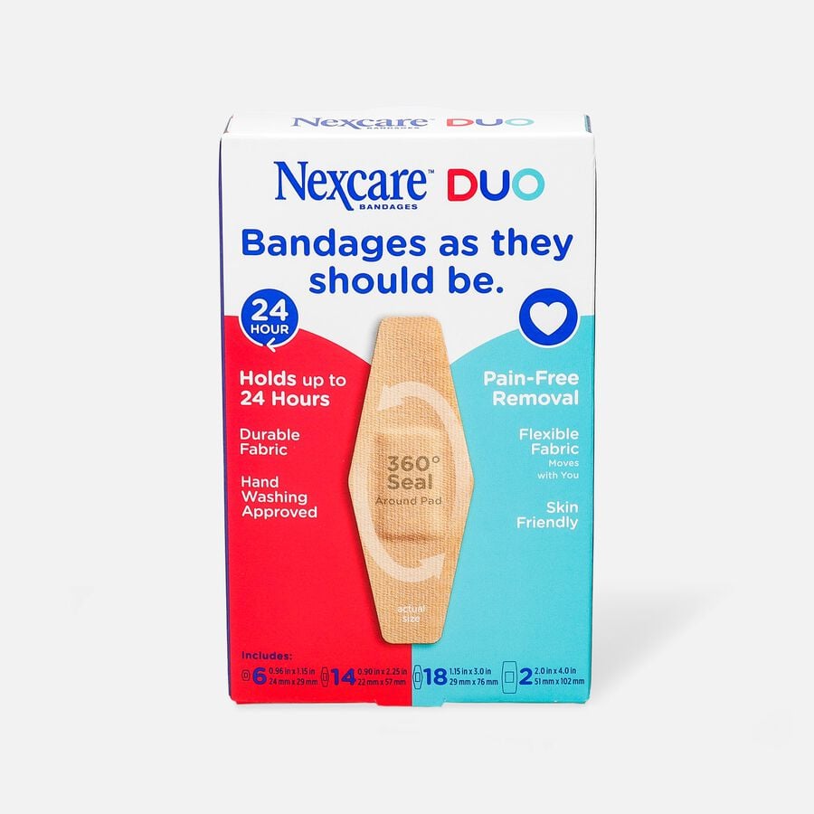 Nexcare DUO Bandage, Assorted, 40 ct., , large image number 1