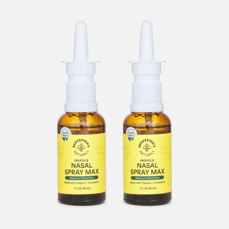 Beekeeper's Naturals Nasal Spray+ Max, 1.0 fl oz. (2-Pack), , large image number 0