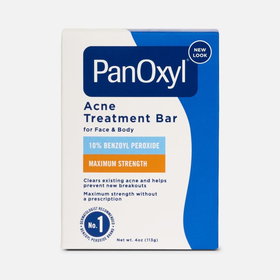 PanOxyl 10% BPO Acne Cleansing Bar, 4 oz., , large image number 0