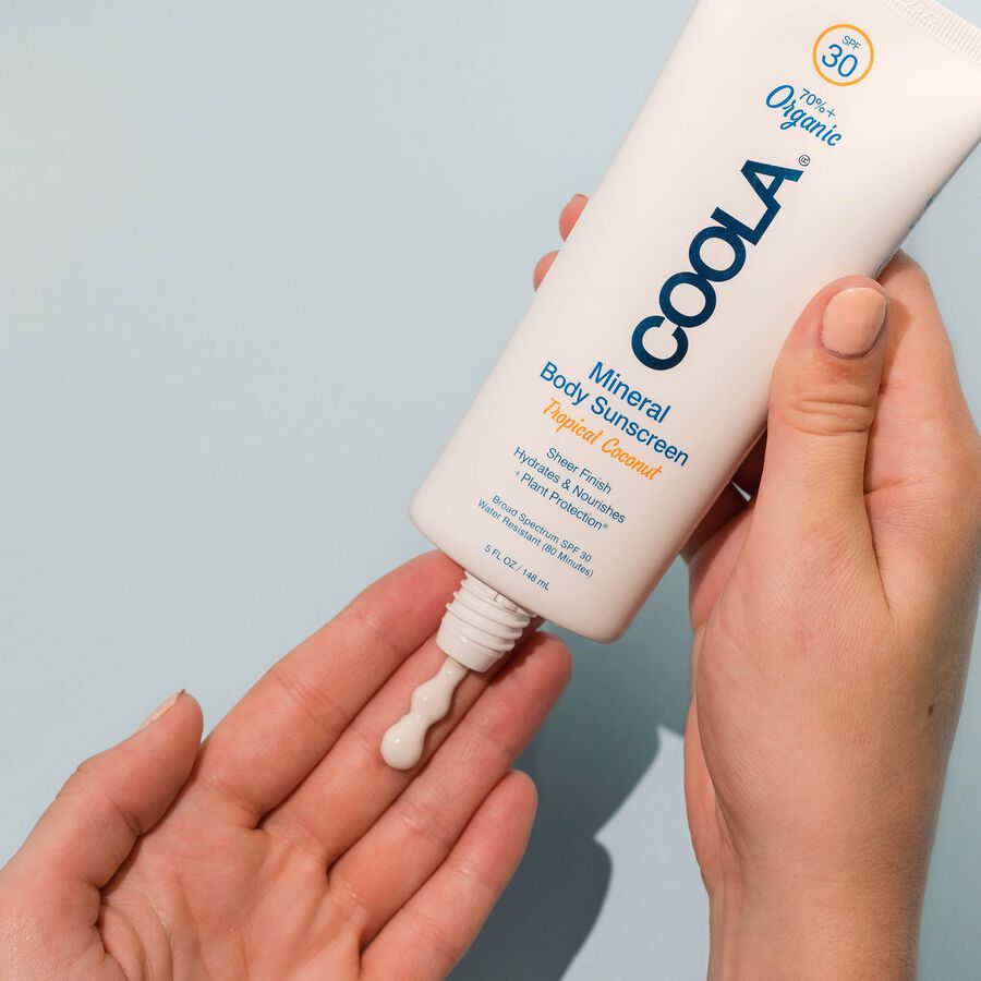 COOLA Mineral Body Organic Sunscreen Lotion SPF 30 Tropical Coconut, 5 oz., , large image number 1