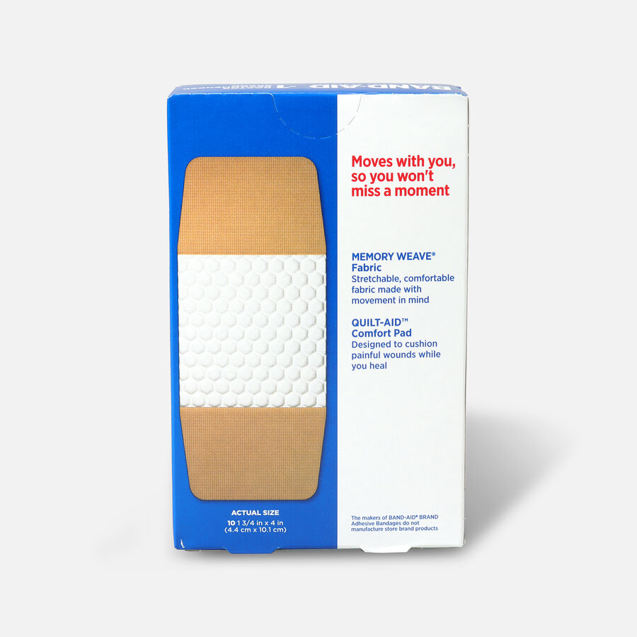 BAND-AID&reg; Flexible Fabric Adhesive Bandages, Extra Large - 10 ct., , large image number 1