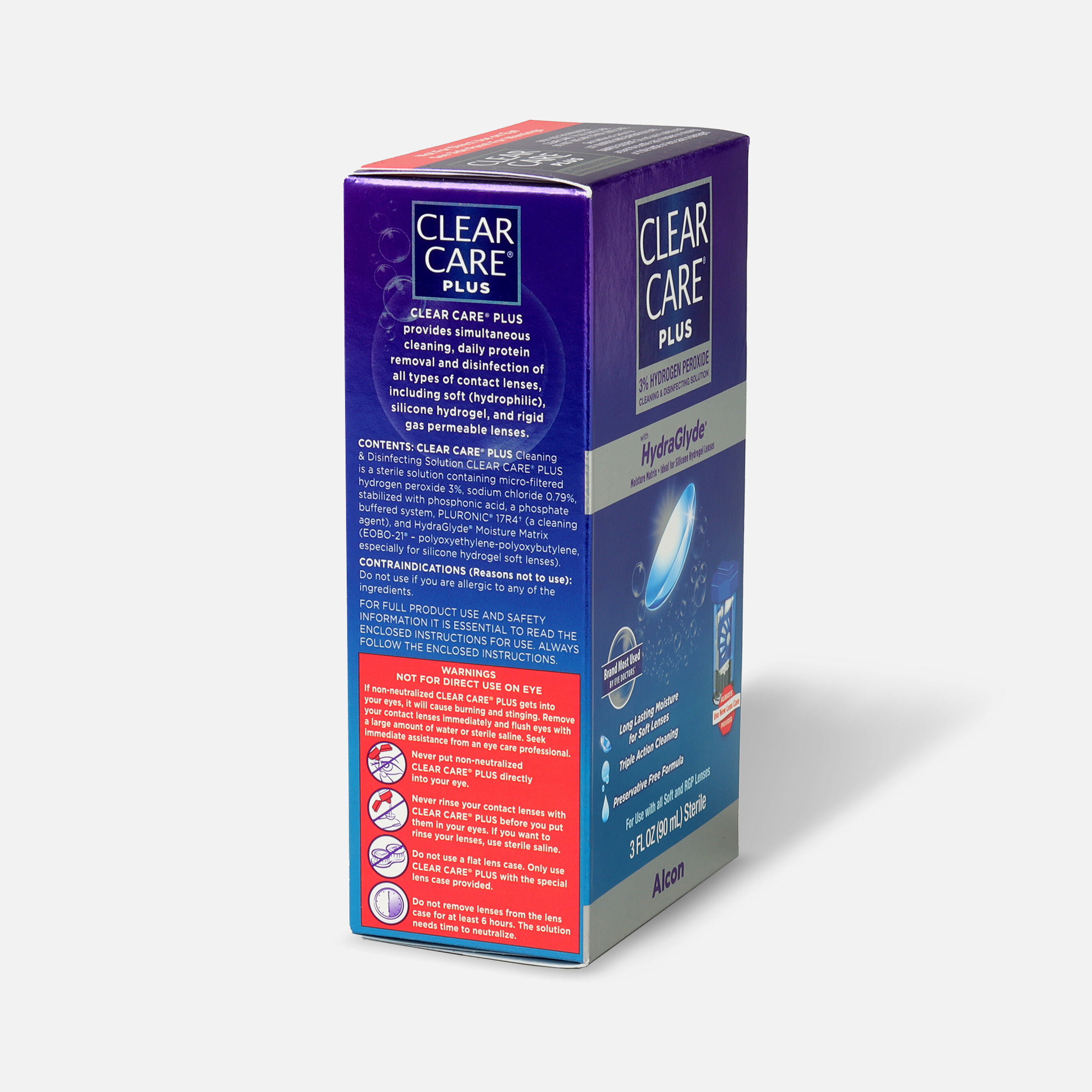 Clear Care Plus Cleaning and Disinfecting Solution 3 fl oz