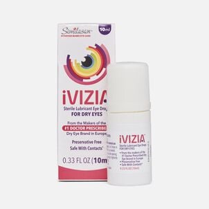 iVIZIA Sterile Lubricant Eye Drops for Dry Eyes, 10mL