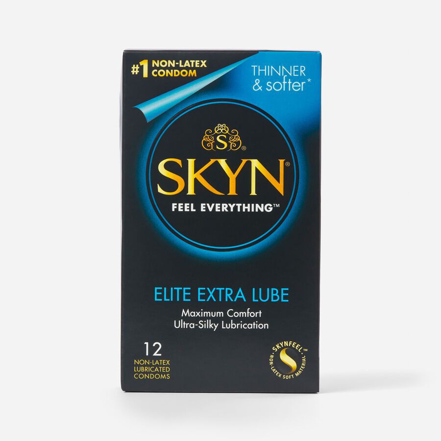 SKYN Elite Extra Lubricated Non-Latex Condom, 10 ct., , large image number 0