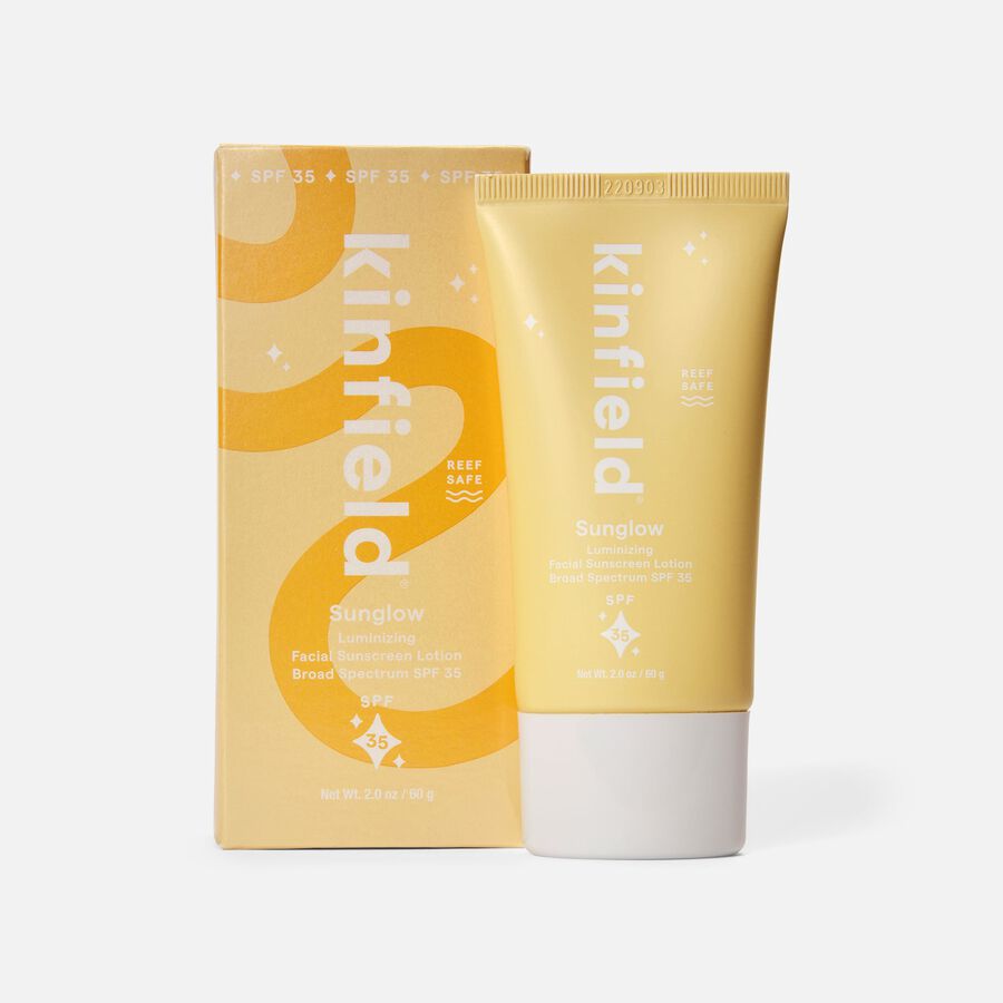 FSA Eligible Kinfield Sunglow Facial Sunscreen, SPF 35  FSA Store