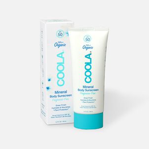 Coola Mineral Body Organic Sunscreen Lotion SPF 50 Fragrance-Free, 5 oz.