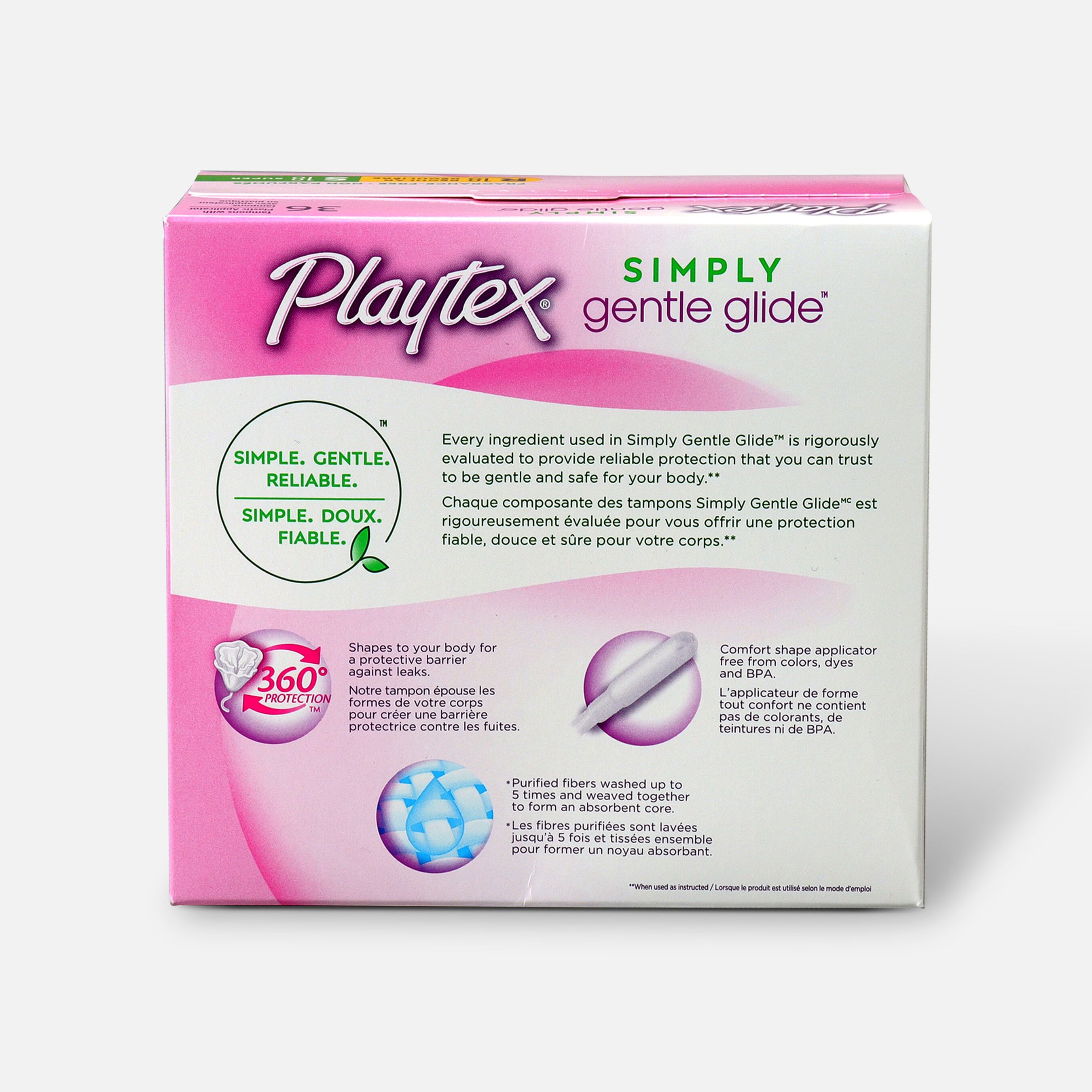 Playtex Gentle Glide Multipack Tampons, Unscented, 36ct