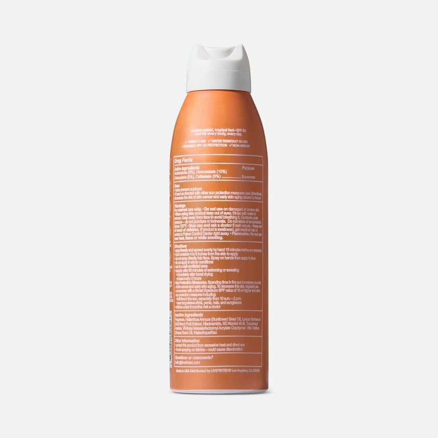 Live Tinted HUEGUARD&reg; Invisible Body Mist SPF 50, 5.5 oz., , large image number 1