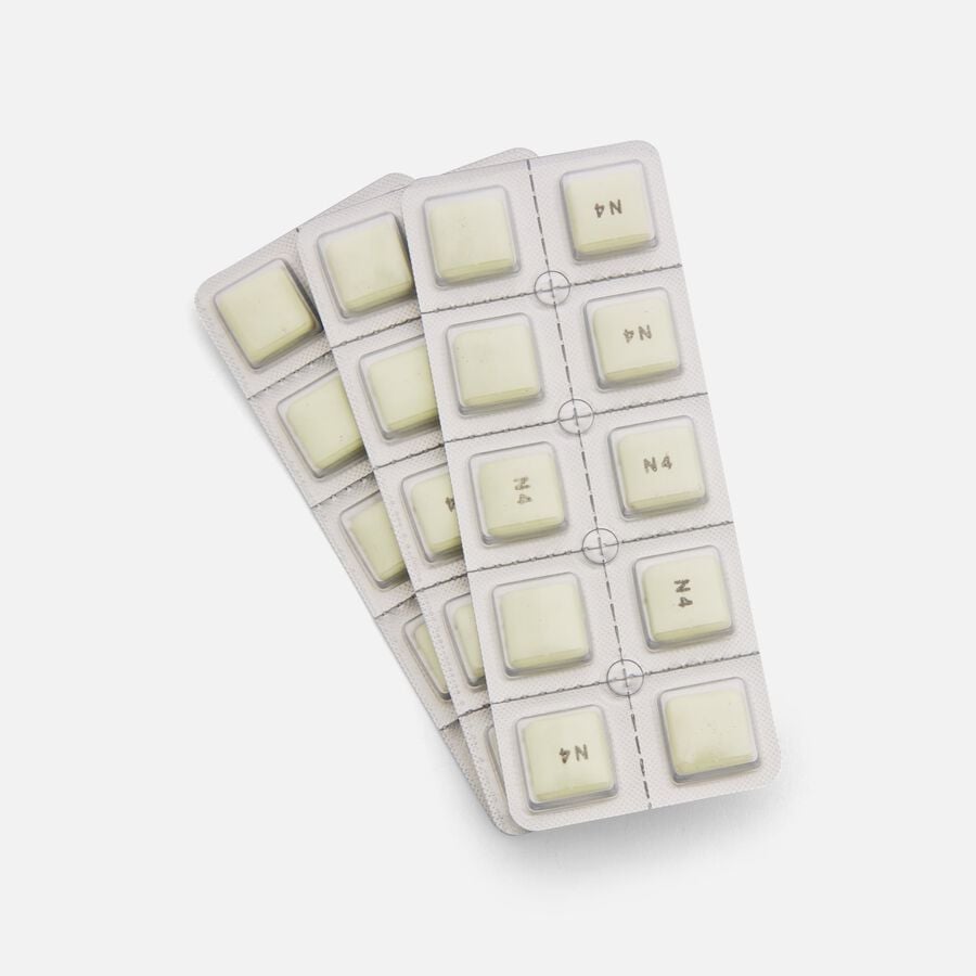 Nicorette Nicotine Gum, White Ice Mint, 4mg, 100 ct., , large image number 2