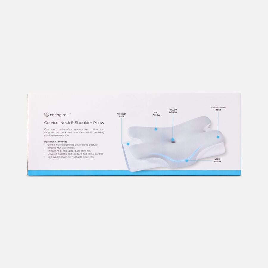 Caring Mill&trade; Cervical Neck & Shoulder Pillow with Acid Reflux Relief, , large image number 2