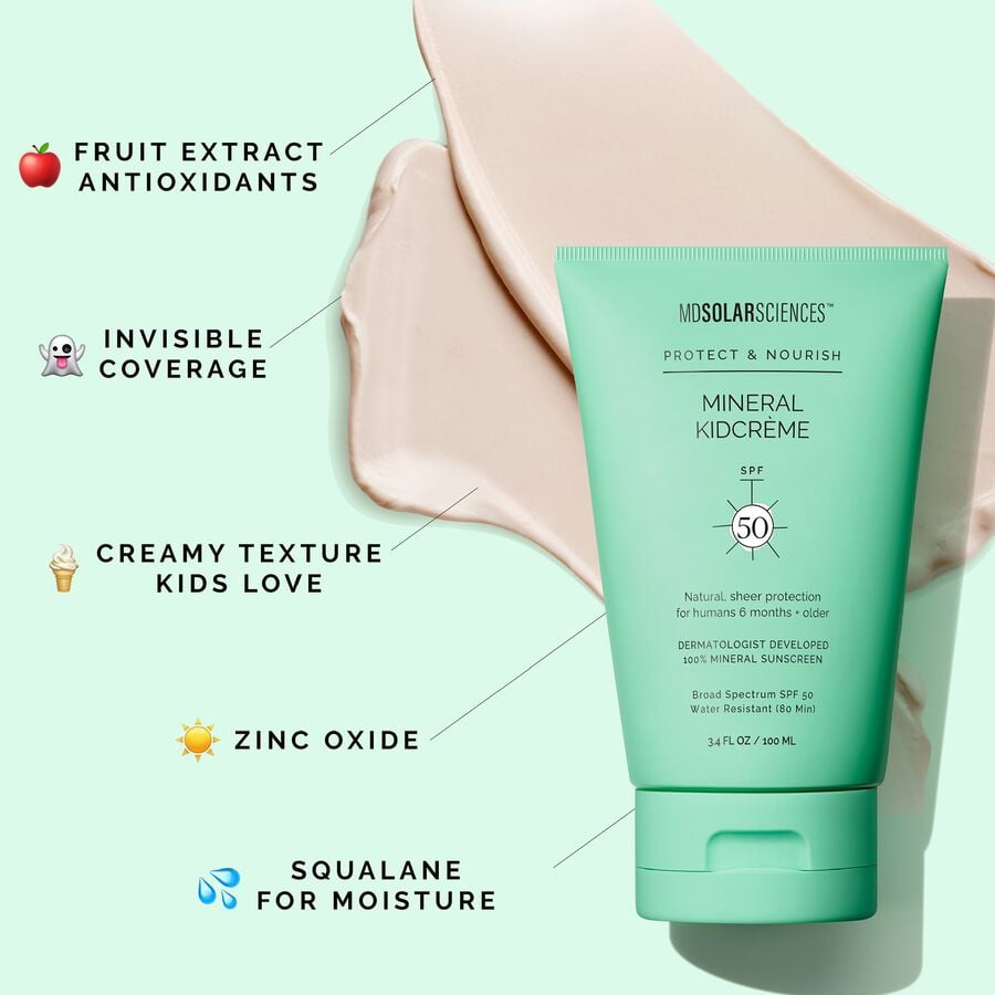MDSolarSciences KidCrème Mineral Sunscreen SPF 50, 3.4 oz., , large image number 1