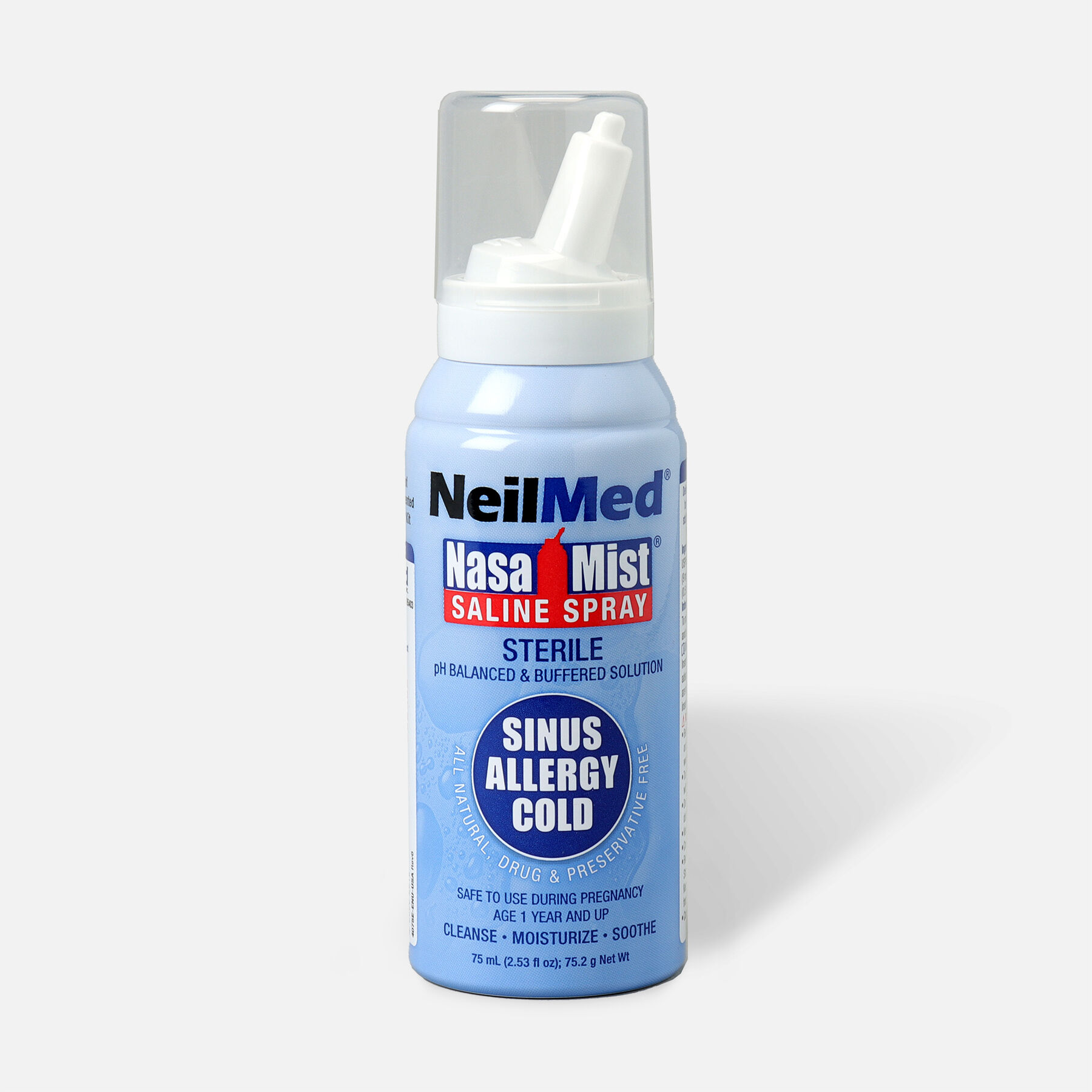 NeilMed NasaMist Isotonic Nasal Spray 75 ml, 2.53 oz
