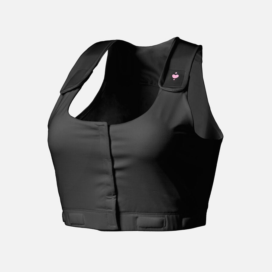 heart&core Larissa Post-Surgical Bra, Black, , large image number 0