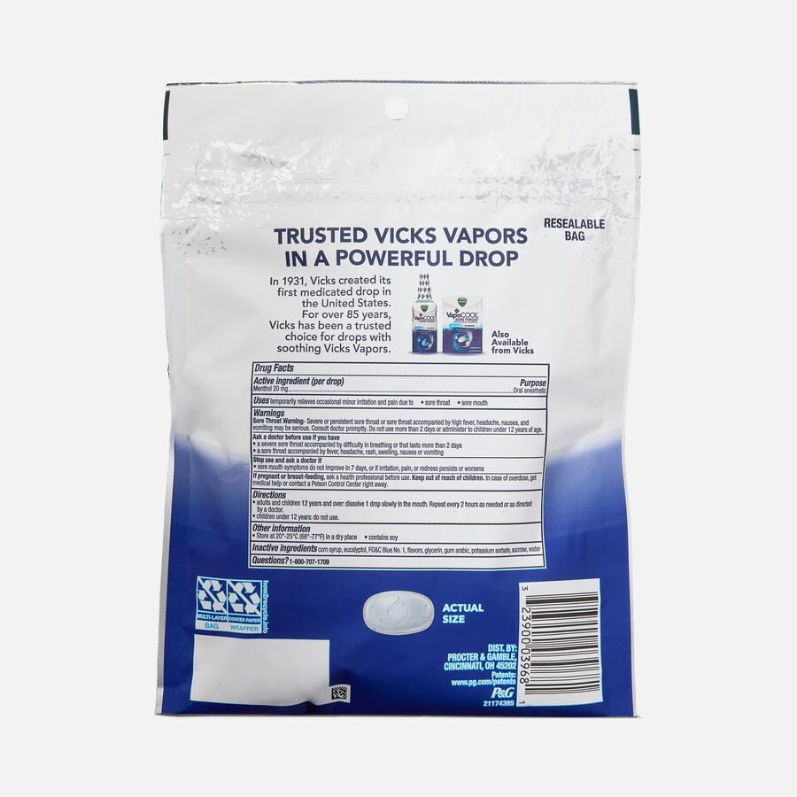Vicks VapoCool Severe Drops, 45 ct., , large image number 1