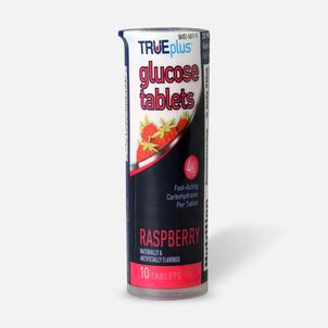 TRUEplus Glucose Tablets, Raspberry - 10 ct.