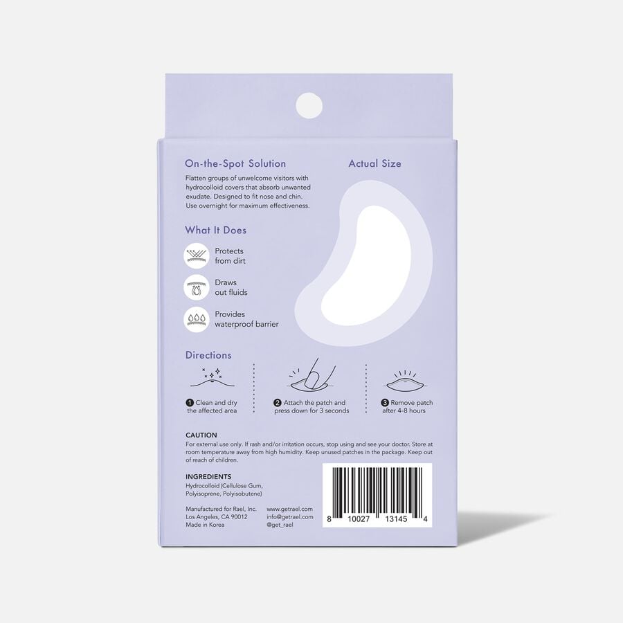 Rael Beauty Miracle Patch Spot Control Cover, 10 ct., , large image number 1