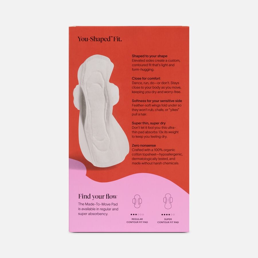 Cora The Made-to-Move Pad, Super, 28 ct., , large image number 1