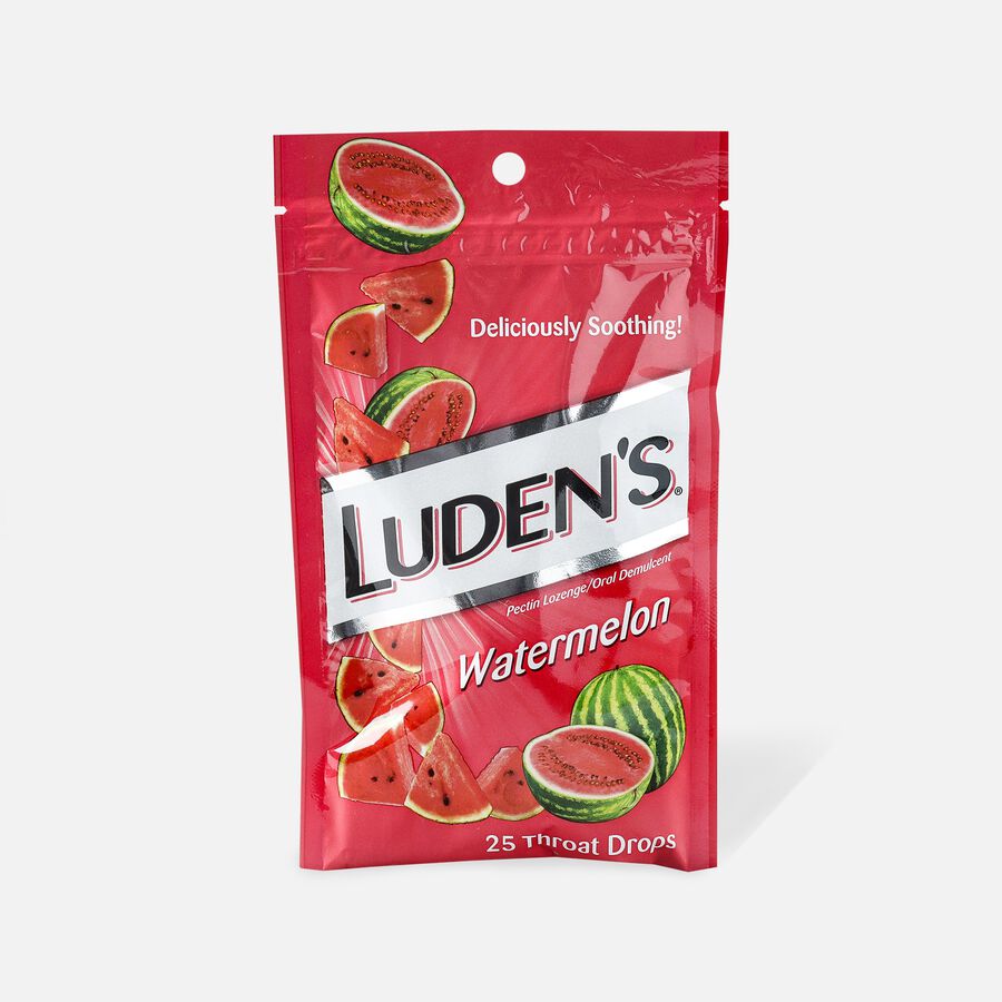 Luden's Watermelon Throat Drops, 25 ct., , large image number 0