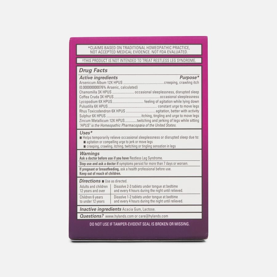 Hyland's Restful Legs PM Tablets, 50 ct., , large image number 1