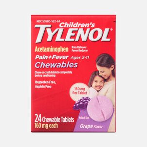 Children's Tylenol&reg; Chewables, Grape, 24 ct.