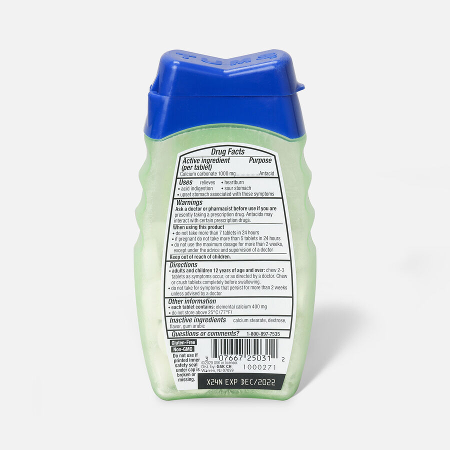 TUMS Naturals Ultra Strength Chewable Tablets, 56 ct