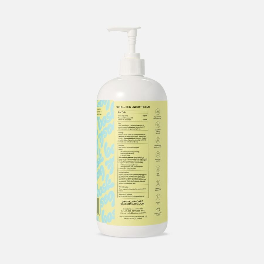 Bask BBL Big Bask Lotion SPF 30 Sheer Moisturizing Lotion, 32 fl oz., , large image number 1