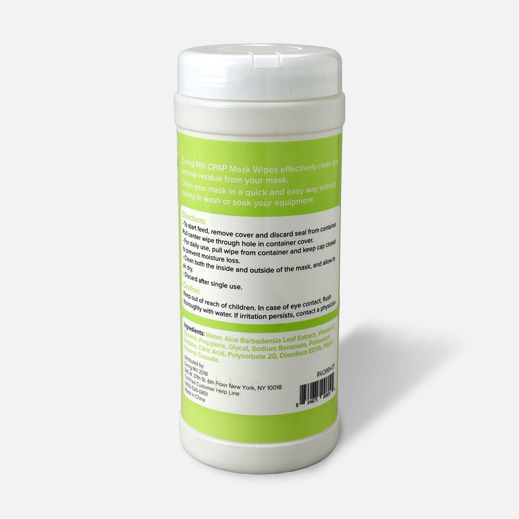 FSA Eligible Caring Mill™ CPAP Wipes, Unscented, 100 ct. FSA Store