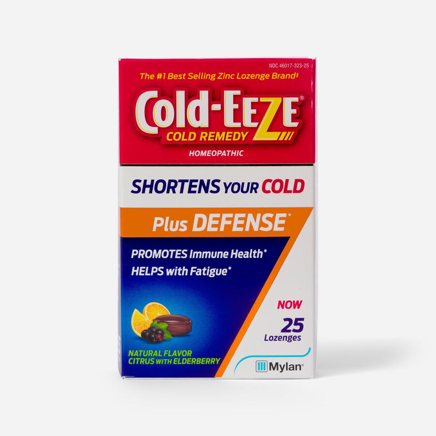 Cold-EEZE Plus Defense Citrus with Elderberry Flavor Lozenge, 25 ct., , large image number 0