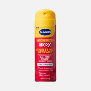 Dr. Scholl's Odor-X Athlete's Foot 24-hour Medicated AF Spray Powder, 4.7 oz.