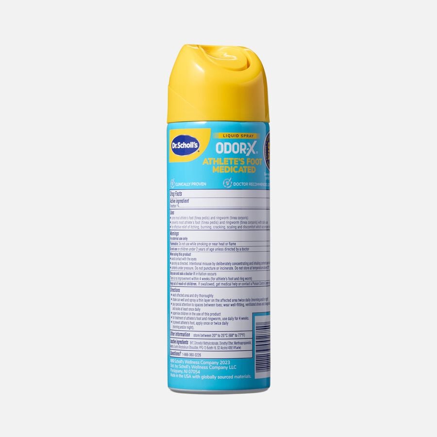 Dr. Scholl&rsquo;s Odor-X Athlete&rsquo;s Foot Instant Cool Medicated Liquid Spray, 5.3 oz., , large image number 1