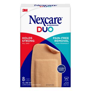 Nexcare DUO Bandage Knee and Elbow 8ct