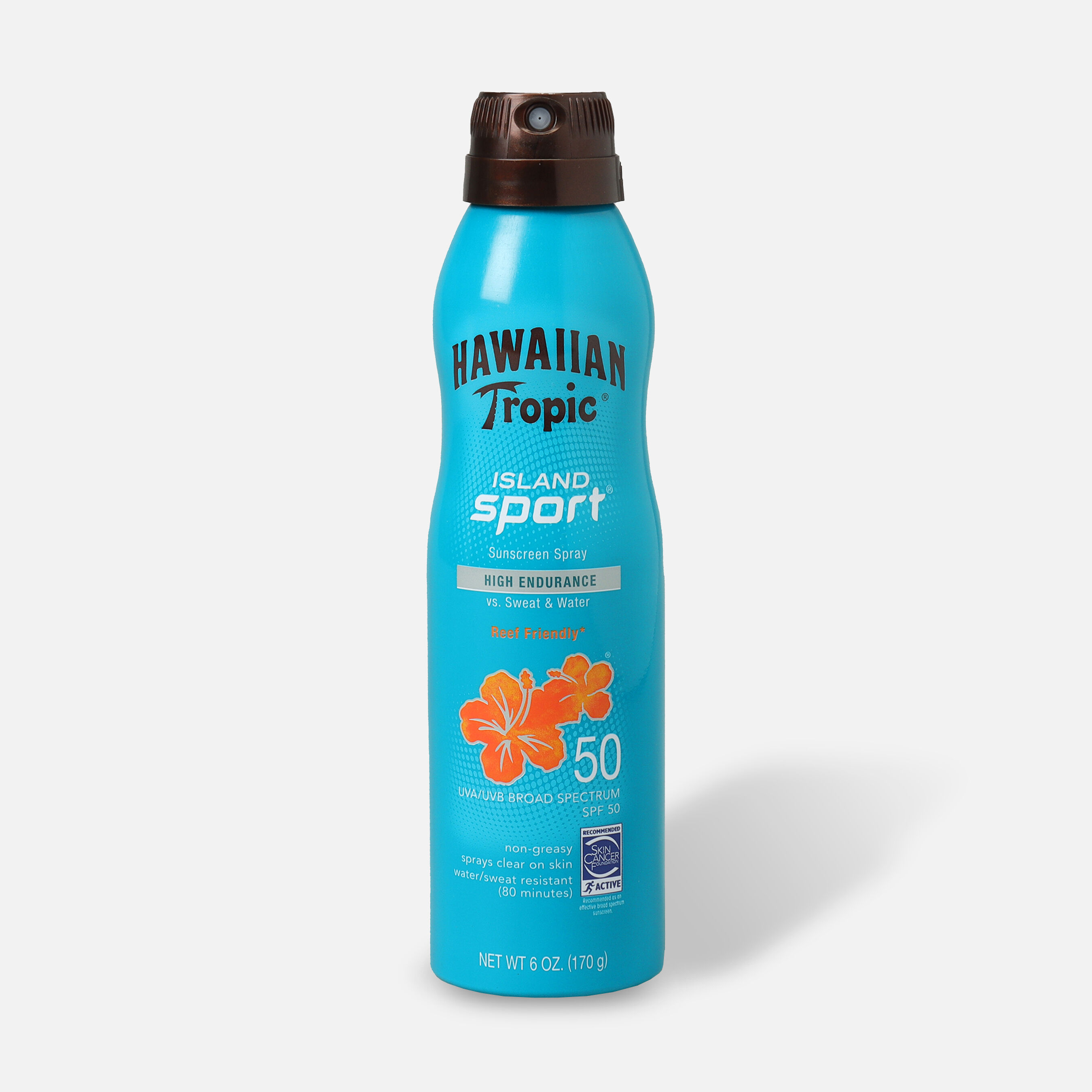 Hawaiian Tropic Island Sport Clear Spray Sunscreen, 6oz.