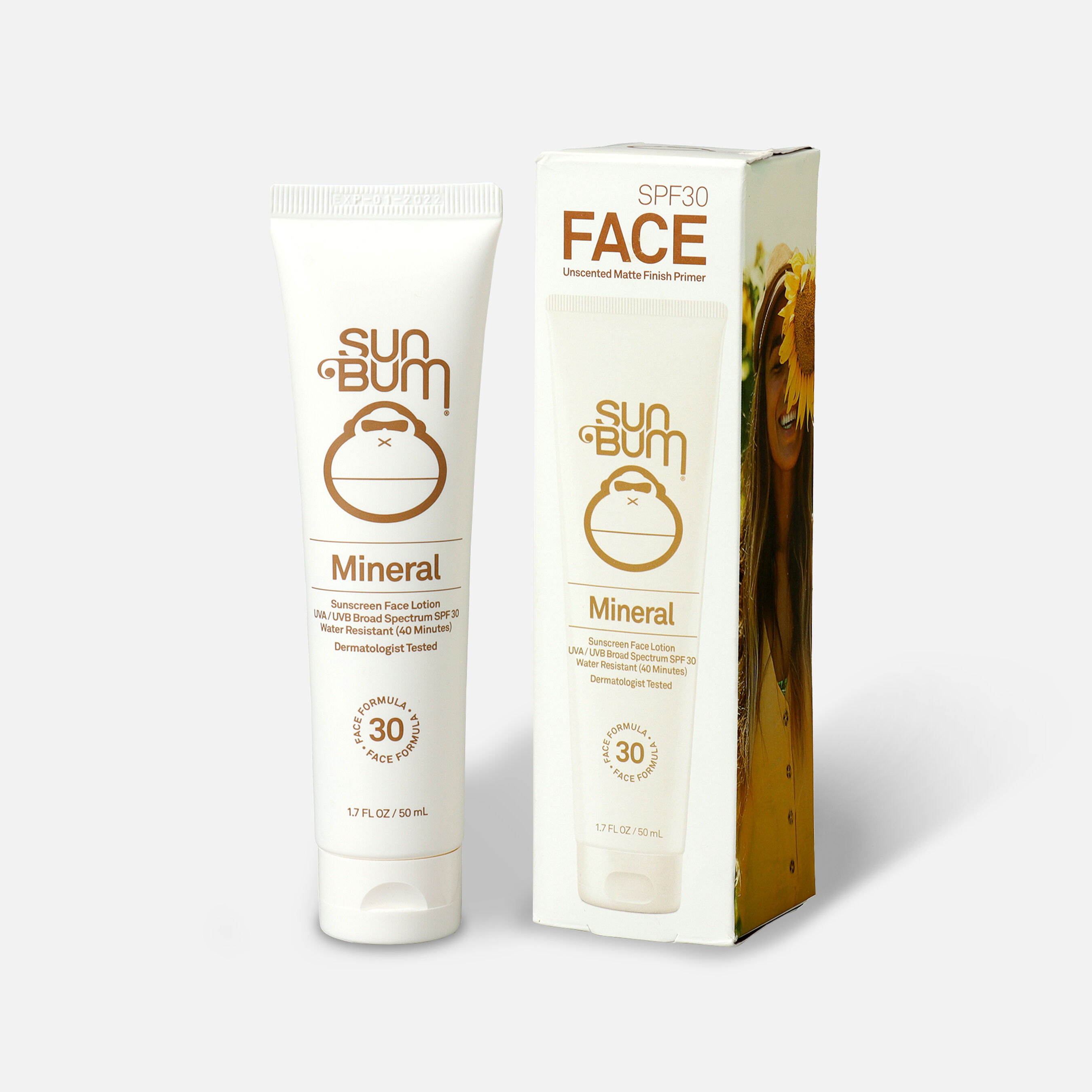 Sun Bum Mineral SPF 30 Sunscreen Face Lotion, 1.7oz