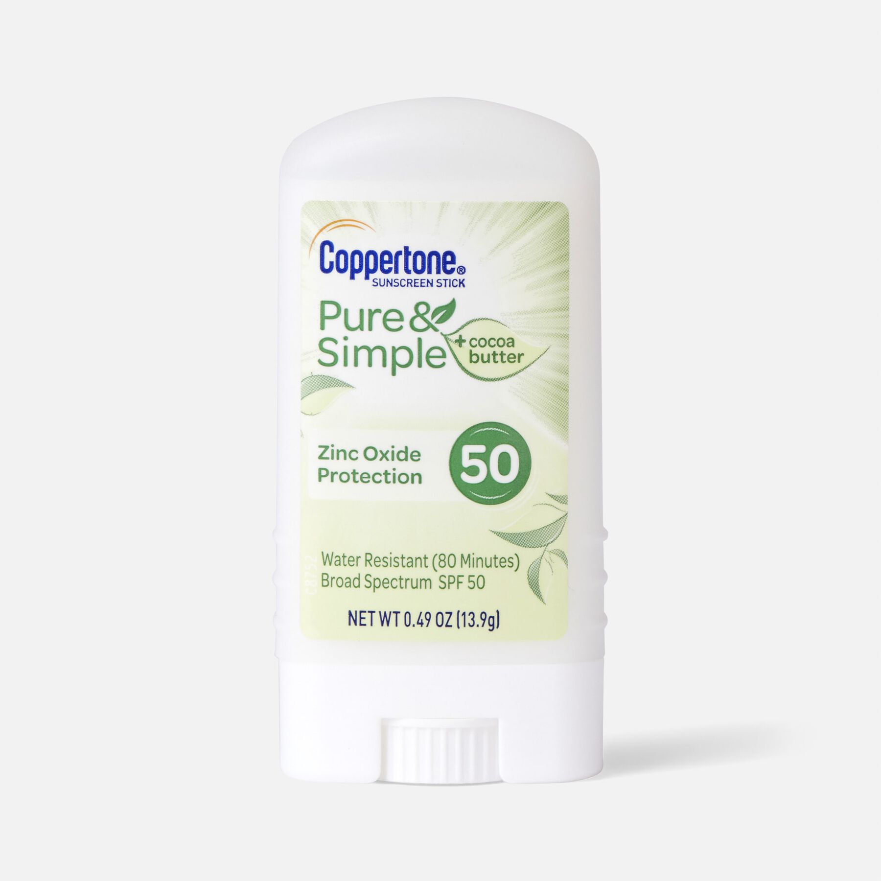 FSA Eligible Coppertone Pure & Simple Stick, SPF 50, .49 oz. | FSA Store