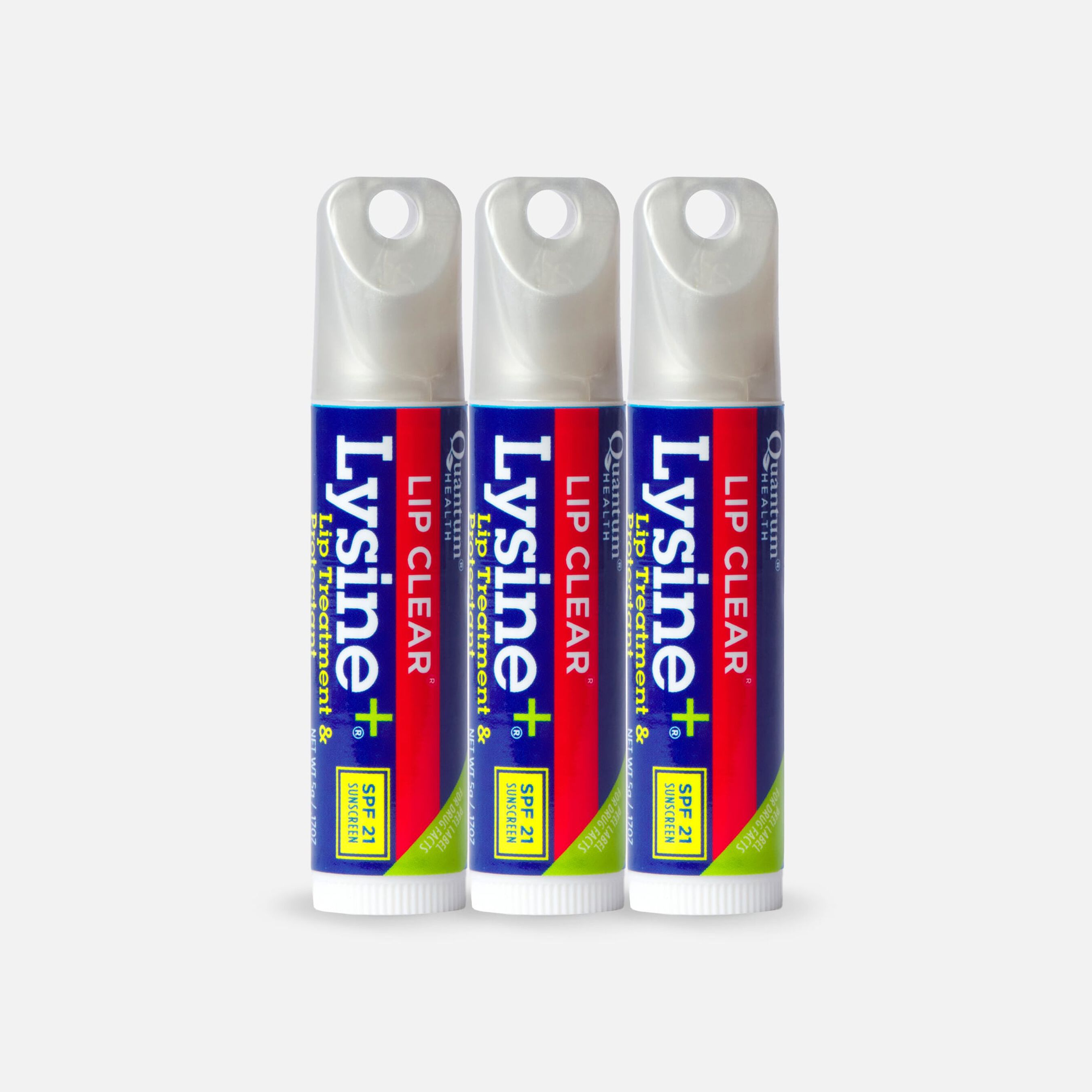 FSA Eligible Quantum Health Lip Clear Lysine+ Balm (3Pack) FSA Store