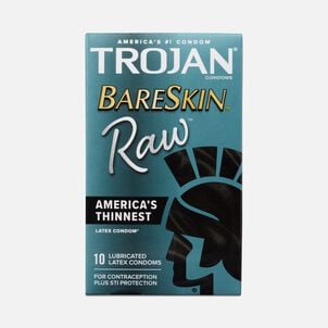 Trojan Latex Condom BareSkin Raw, 10 ct.
